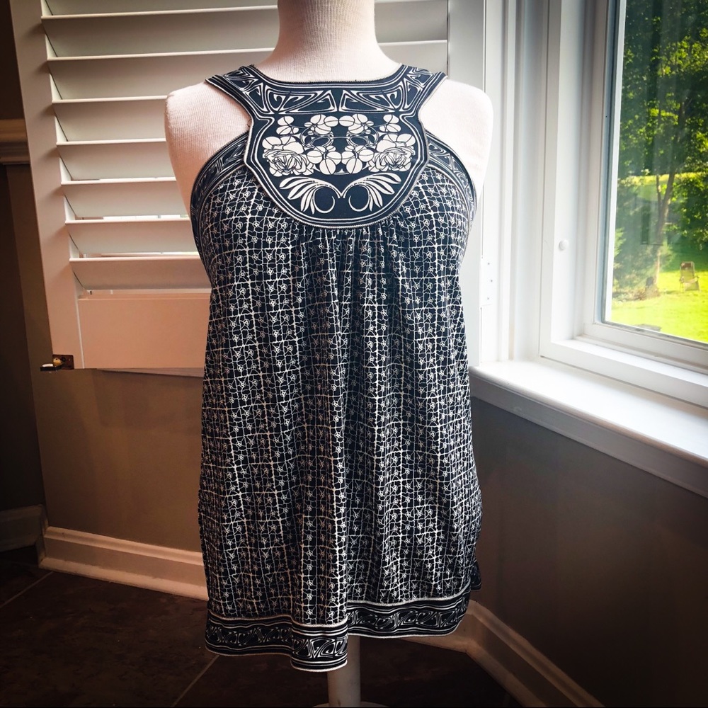 Max Studio Sleeveless Blouse, Halter Back Top, Sm